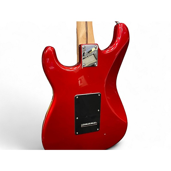 Used Squier Affinity Stratocaster Candy Apple Red Solid Body Electric Guitar
