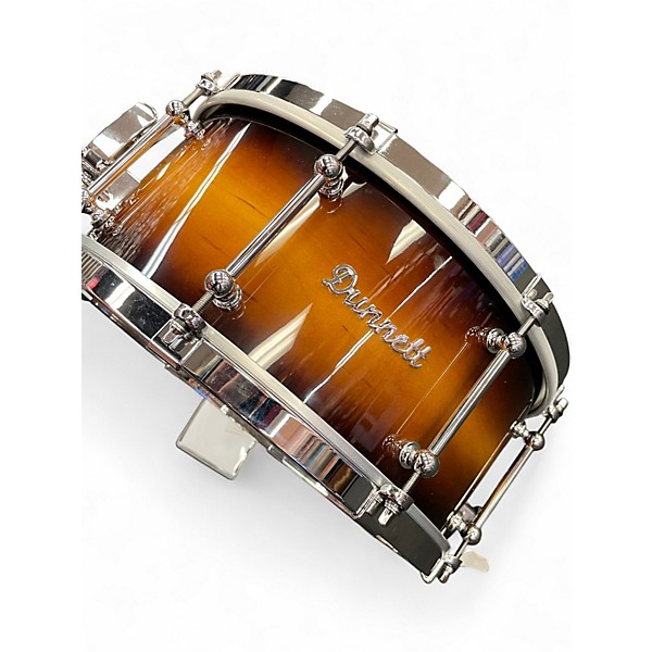 Used 2023 Dunnett 14X6 Classic MonoPly X Ambrosia Maple Brown Sunburst Drum