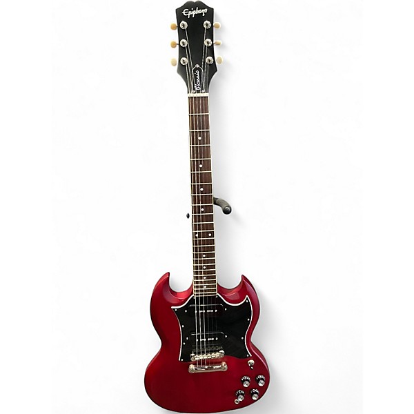 Used Epiphone SG Classic P90 Red Solid Body Electric Guitar