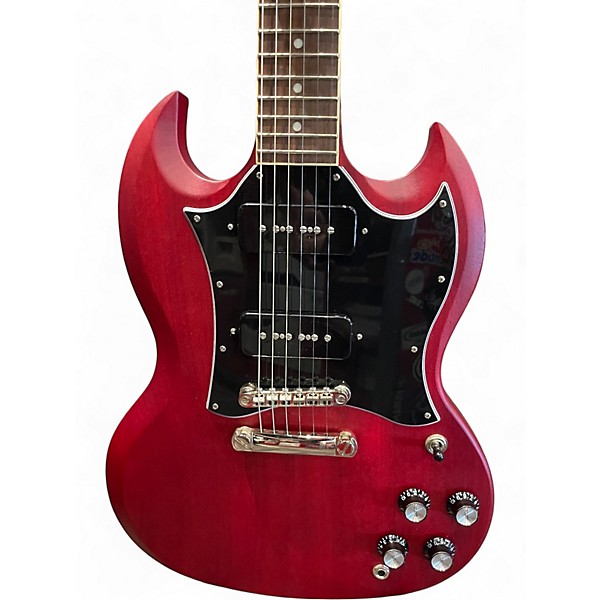 Used Epiphone SG Classic P90 Red Solid Body Electric Guitar