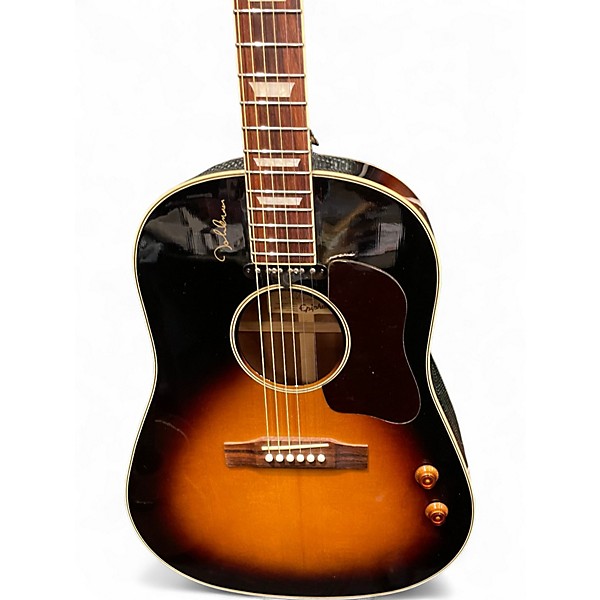 Used Epiphone 2008 Limited Edition John Lennon Ej-160E 2 Color Sunburst Acoustic Electric Guitar