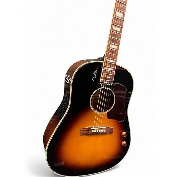 Used Epiphone 2008 Limited Edition John Lennon Ej-160E 2 Color Sunburst Acoustic Electric Guitar