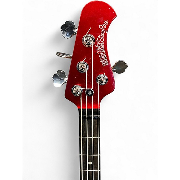 Used Music Man STINGRAY SPECIAL HH Candy Apple Red Electric Bass Guitar