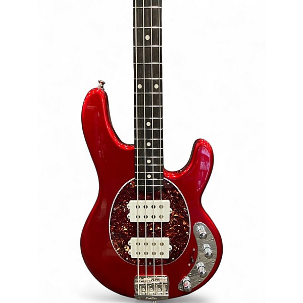 Used Music Man STINGRAY SPECIAL HH Candy Apple Red Electric Bass Guitar