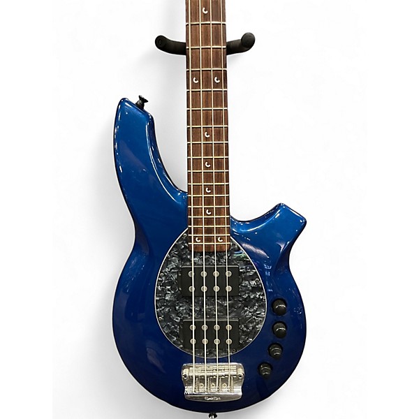 Used Music Man BONGO Blue Electric Bass Guitar