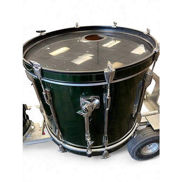 Used Pearl 3 Piece Export Green Drum Kit