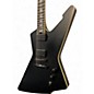 Used Schecter Guitar Research EVIL TWIN E-1 Flat Black Solid Body Electric Guitar