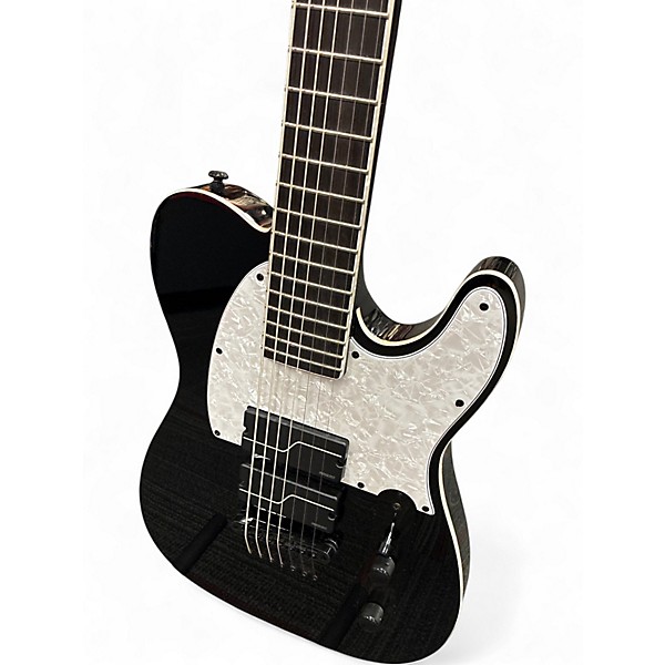 Used ESP LTD SCT607B Stephen Carpenter Signature 7 String Black Solid Body Electric Guitar