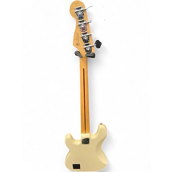 Used Fender Deluxe Active Precision Bass Special Olympic White Electric Bass Guitar