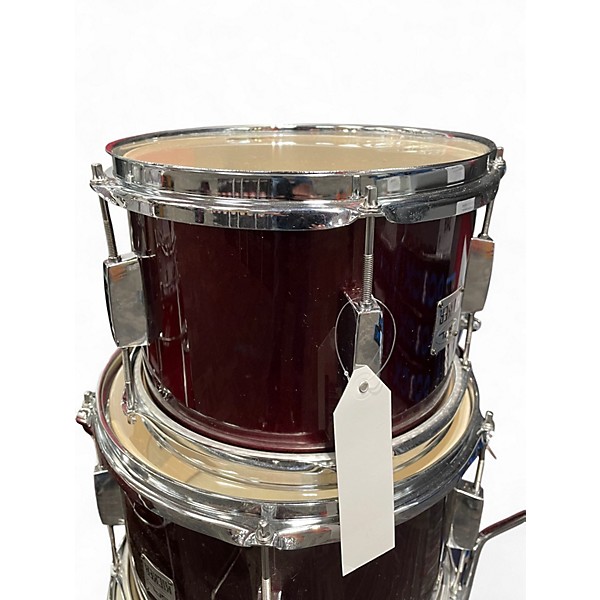 Used SPL 5 Piece 5 PIECE KICKER Red Drum Kit
