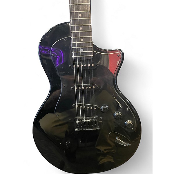 Used Elezan GIBSON Black Solid Body Electric Guitar