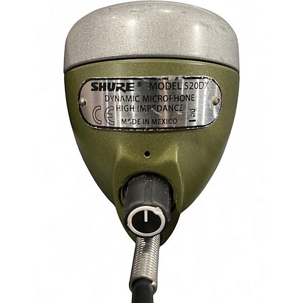 Used Shure 520DX Green Bullet Dynamic Microphone
