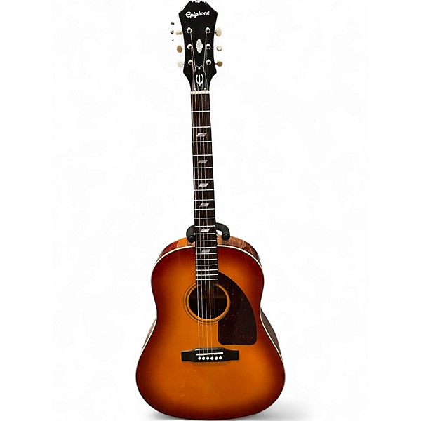 Used Epiphone Inspired by 1964 Texan 2 Color Sunburst Acoustic Electric Guitar