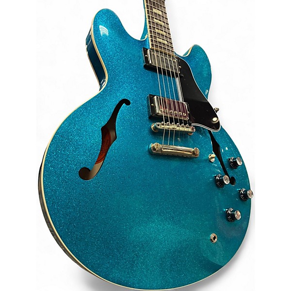 Used Gibson '64 ES-335 Blue Hollow Body Electric Guitar