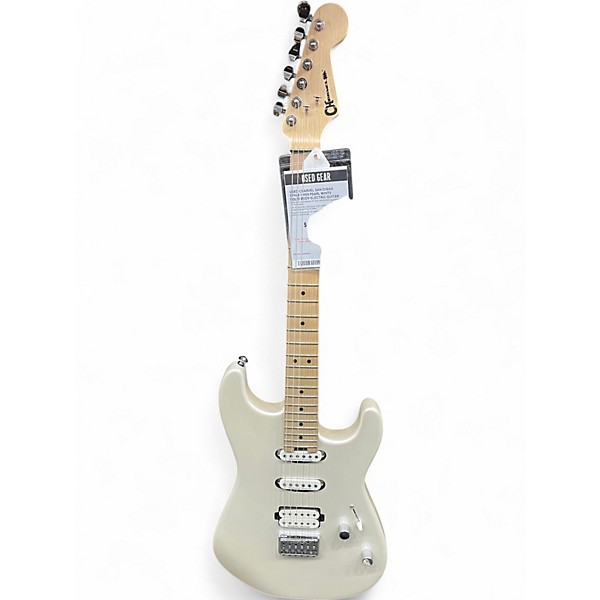 Used Charvel San Dimas Style 1 HSS Pearl White Solid Body Electric Guitar