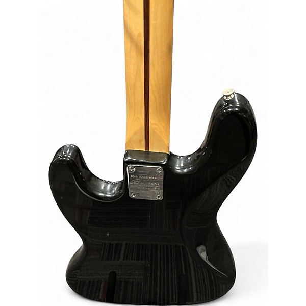 Used Squier standard jazz bass Black Electric Bass Guitar Black