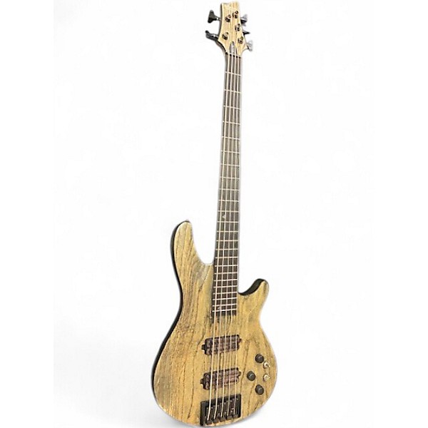 Used Schecter Guitar Research C5 Apocalypse Bass Trans Gray Electric Bass Guitar