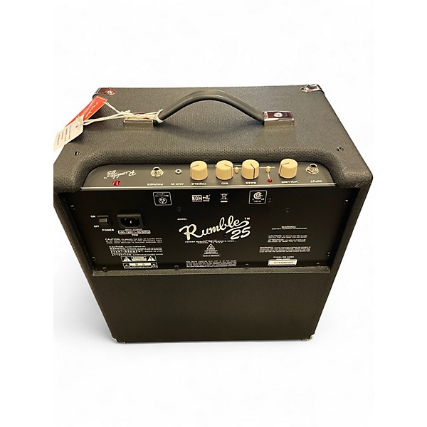 Used Fender Rumble 25 25W 1x10 Bass Combo Amp