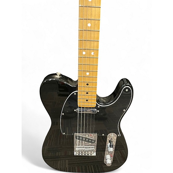 Used Fender Player Telecaster Black Solid Body Electric Guitar