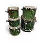 Used Mapex 5 Piece PRO SERIES SHELL PACK Green Drum Kit thumbnail