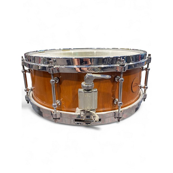 Used Hayward Custom Drums 14in Wooden Snare Natural Drum