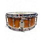 Used Hayward Custom Drums 14in Wooden Snare Natural Drum