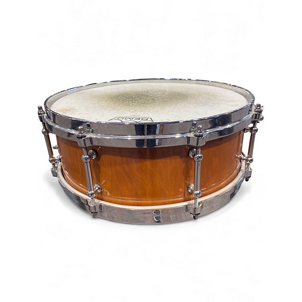 Used Hayward Custom Drums 14in Wooden Snare Natural Drum