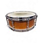 Used Hayward Custom Drums 14in Wooden Snare Natural Drum