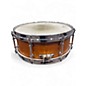 Used Hayward Custom Drums 14in Wooden Snare Natural Drum