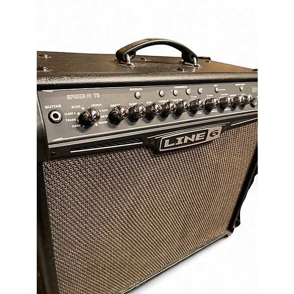 Used Line 6 Spider IV 75W 1x12 Guitar Combo Amp