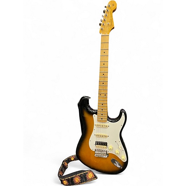 Used Fender JV MODIFIED 50'S STRATOCASTER 2 Tone Sunburst Solid Body Electric Guitar
