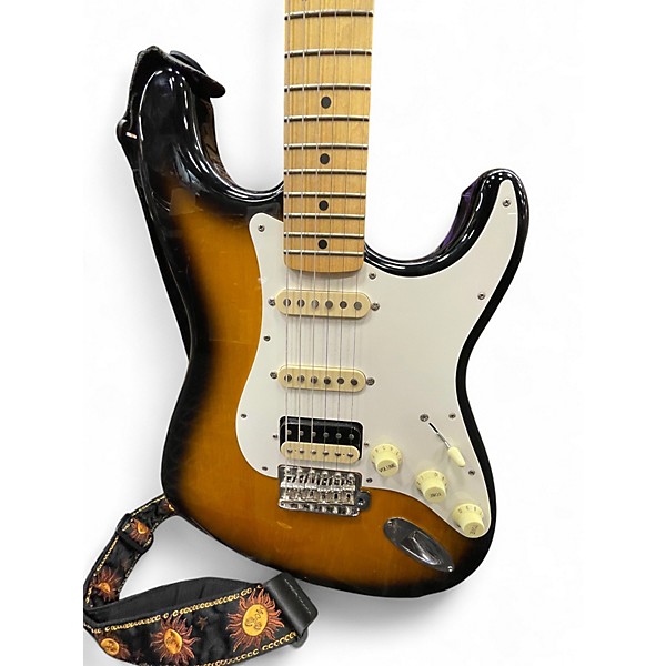 Used Fender JV MODIFIED 50'S STRATOCASTER 2 Tone Sunburst Solid Body Electric Guitar