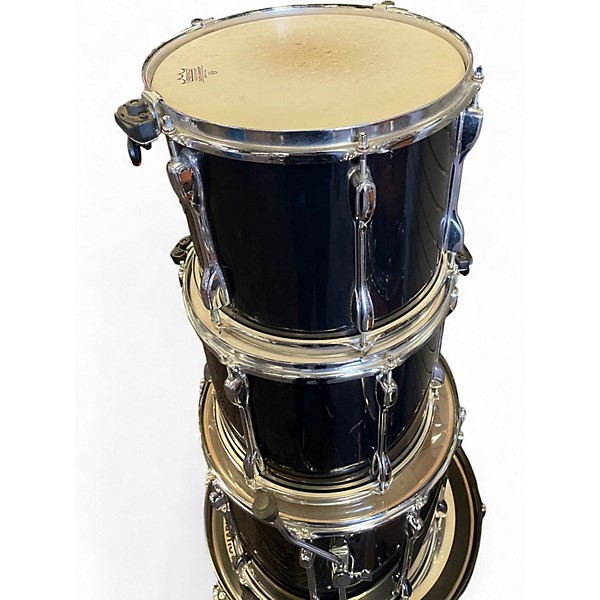 Used TAMA 4 Piece Rockstar Black Drum Kit