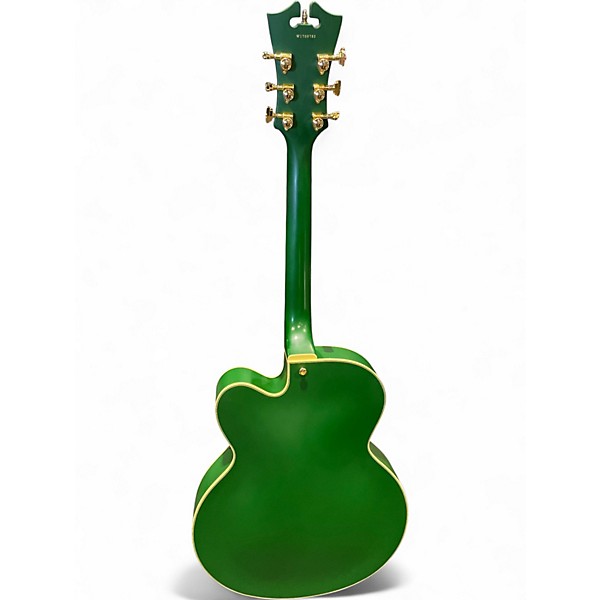 Used D'Angelico DLX EXL1 Green Hollow Body Electric Guitar