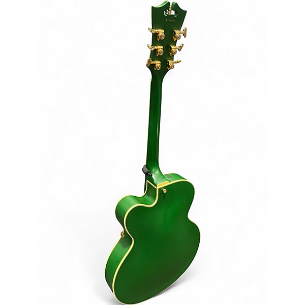 Used D'Angelico DLX EXL1 Green Hollow Body Electric Guitar