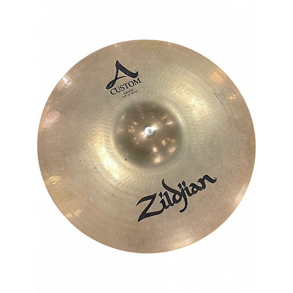 Used Zildjian 14in A Custom Hi Hat Top Cymbal