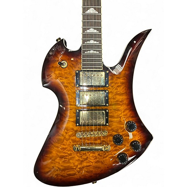 Used B.C. Rich Pro X Brown Sunburst Solid Body Electric Guitar
