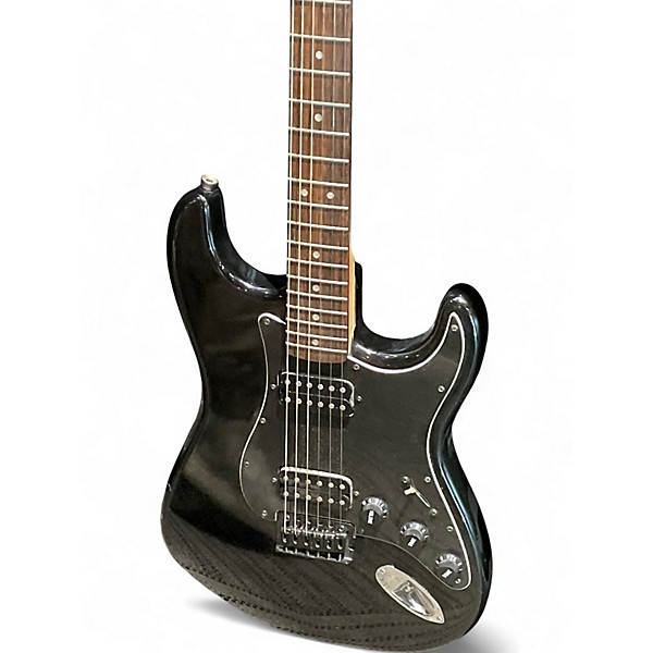 Used Squier Bullet Stratocaster Black Solid Body Electric Guitar