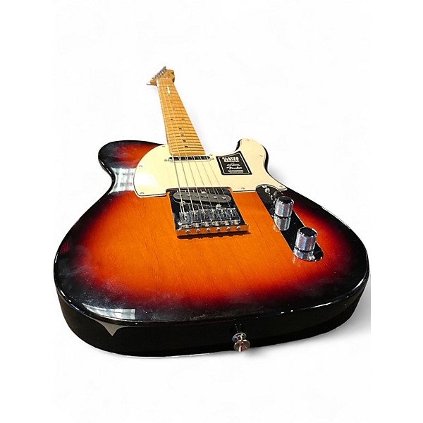 Used Fender Player Telecaster 3 Color Sunburst Solid Body Electric Guitar