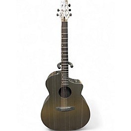 Used Klos GRAND CUTAWAY Metallic Silver Acoustic Electric Guitar