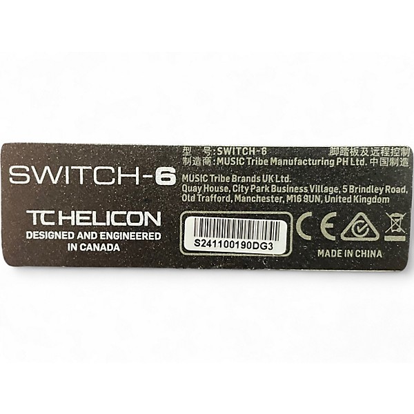 Used TC Helicon Switch-6 Pedal