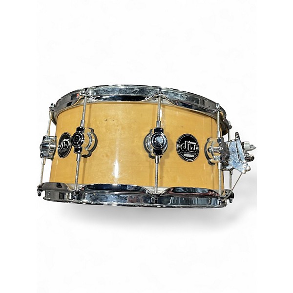 Used DW 6.5X14 Performance Series Snare Natural Drum