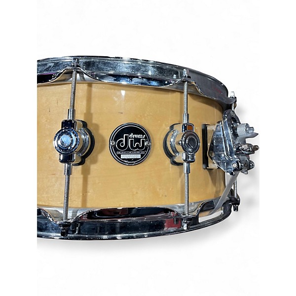 Used DW 6.5X14 Performance Series Snare Natural Drum