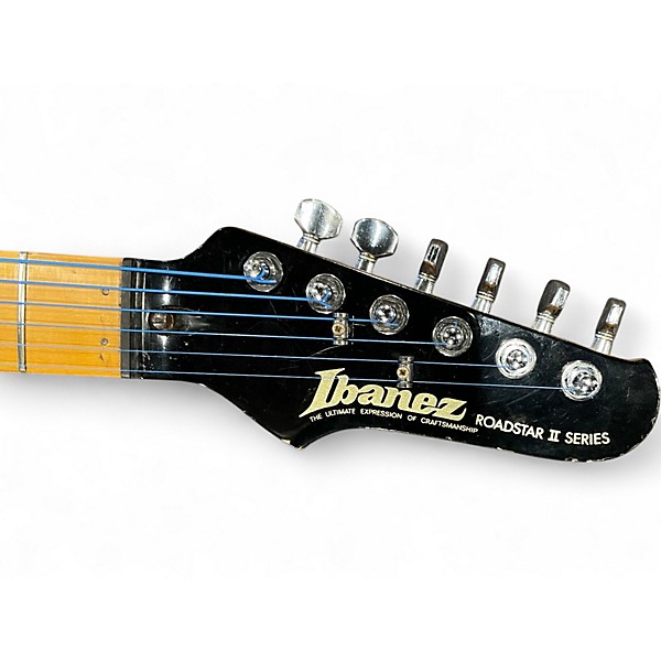 Used Ibanez Roadstar II Black Solid Body Electric Guitar