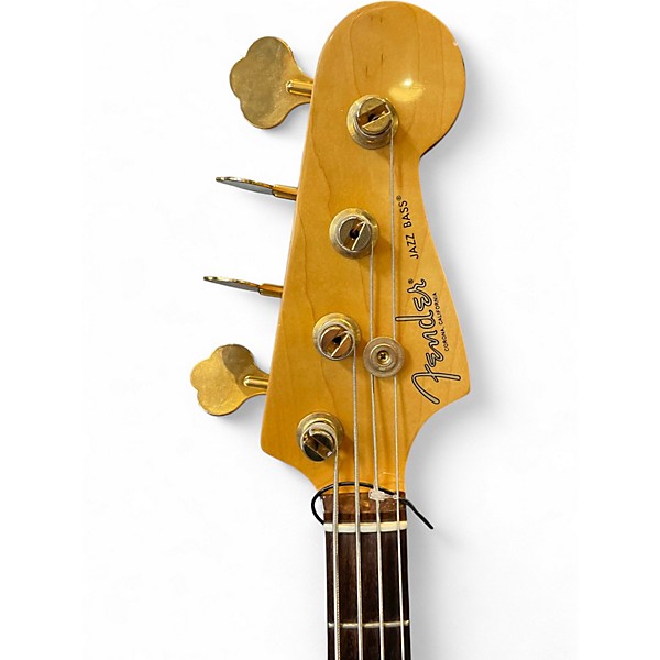 Used Fender 75th Anniversary Commemorative American Jazz Bass 2 Color Sunburst Electric Bass Guitar