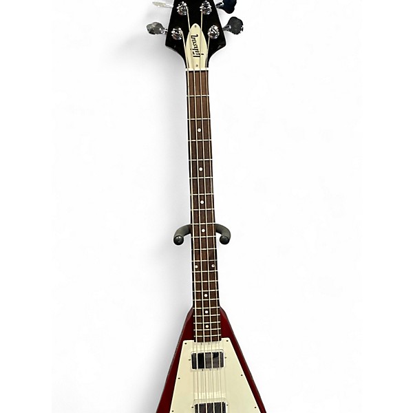 Used Gibson FLYING V Burgundy Electric Bass Guitar