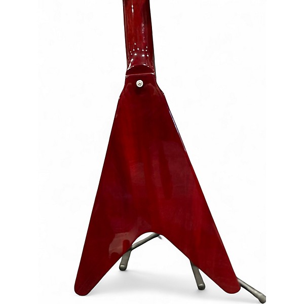 Used Gibson FLYING V Burgundy Electric Bass Guitar