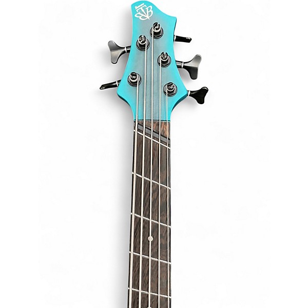 Used Ibanez BTB605MS Ocean Turquoise Electric Bass Guitar