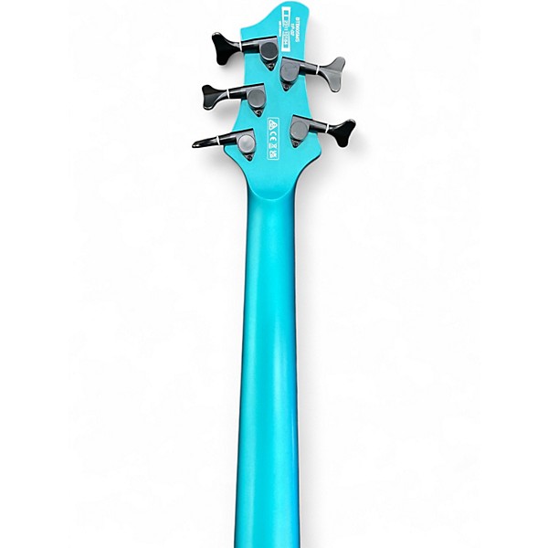 Used Ibanez BTB605MS Ocean Turquoise Electric Bass Guitar