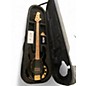 Used Ernie Ball Music Man Stingray HH 4 String Black and Gold Electric Bass Guitar thumbnail